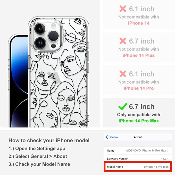 MOSNOVO Case for iPhone 14 Pro Max - Image 2