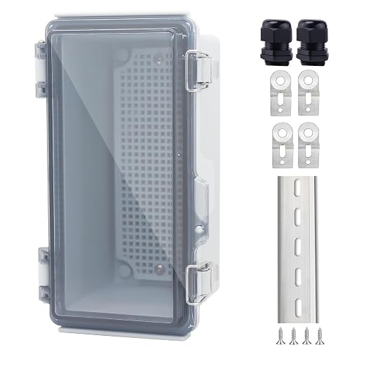 IP67 Waterproof Junction Box, ABS Plastic Electrical Enclosure by LuSumtly