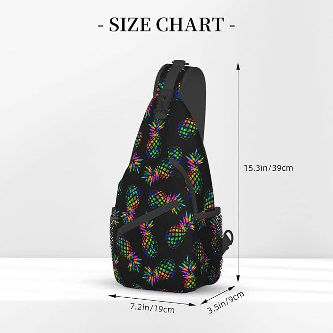 Sling Backpack For Men Hiking Daypack Crossbody Shoulder Bag Travel Chest Pack - Image 5