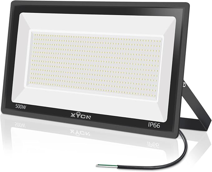 XYCN 500W LED Flood Light, Super Bright 58, 500LM Daylight 5000K IP66 - Image 6