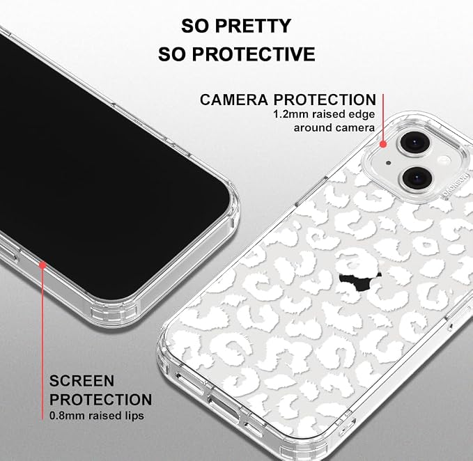 MOSNOVO for iPhone 13/14 Case | Military Grade 6.6ft Drop Tested | Clear - Image 5