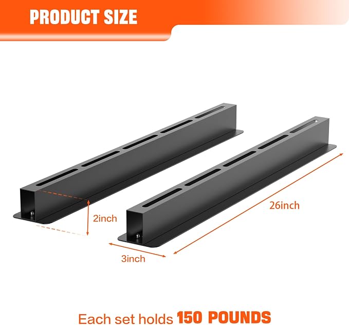 TORACK Garage Ceiling Bin Storage Rack, Adjustable Heavy Duty Overhead Tote - Image 3