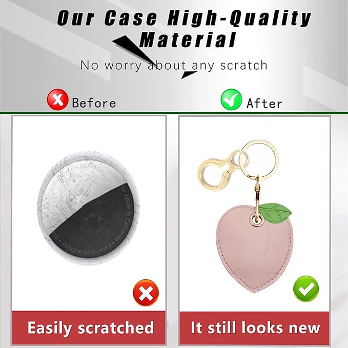 Leather Keychain Holder Case Compatible - Image 4