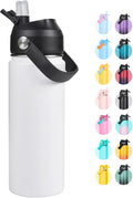 Fijinhom 32oz Insulated Stainless Steel Water Bottle, Wide Mouth Double Wall by Fijinhom