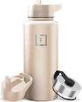 IRON °FLASK Camping & Hiking Hydration Flask - 32 oz Sand by IronFlask
