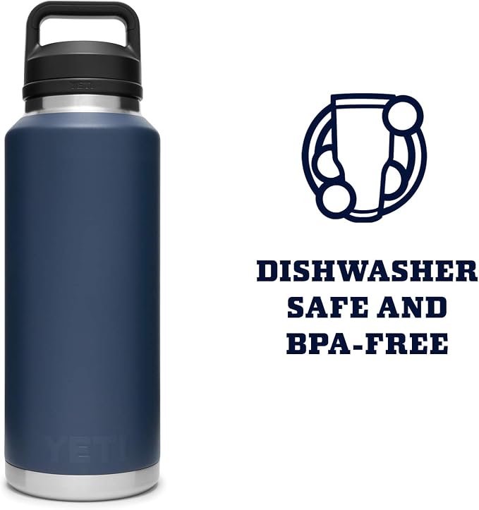 YETI Rambler 46 oz Bottle, Vacuum Insulated, Stainless Steel - Image 6