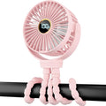Portable Stroller Mini Fan, Small Rechargeable Personal Cooler w/ 360° Rotation by Buywoo