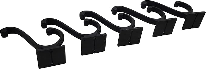 Claimed Corner Iron Scroll Coat Hooks - Image 7