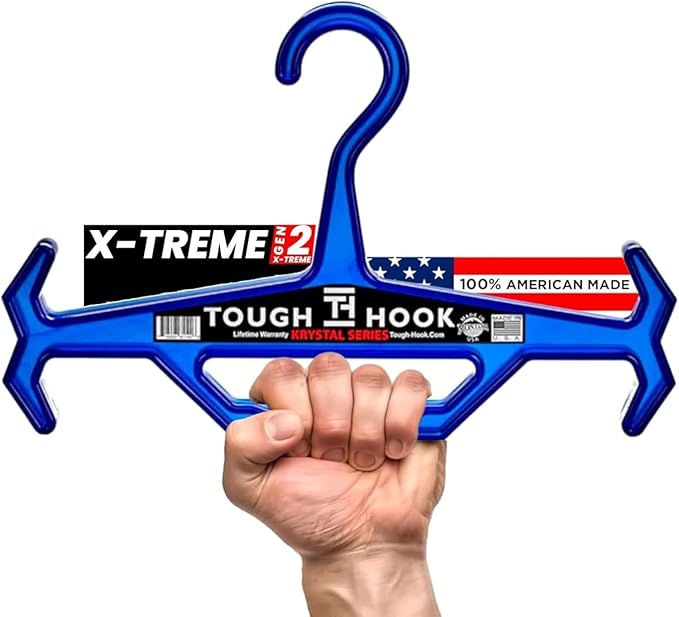 Original Xtreme KRYSTAL Translucent Heavy Duty Clear Hangers | American Made by ToughHook