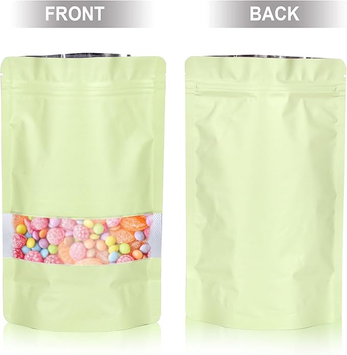 5.9"x8.6" 120pcs Mylar Bags for Food Storage, Smell Proof Bag - Image 4