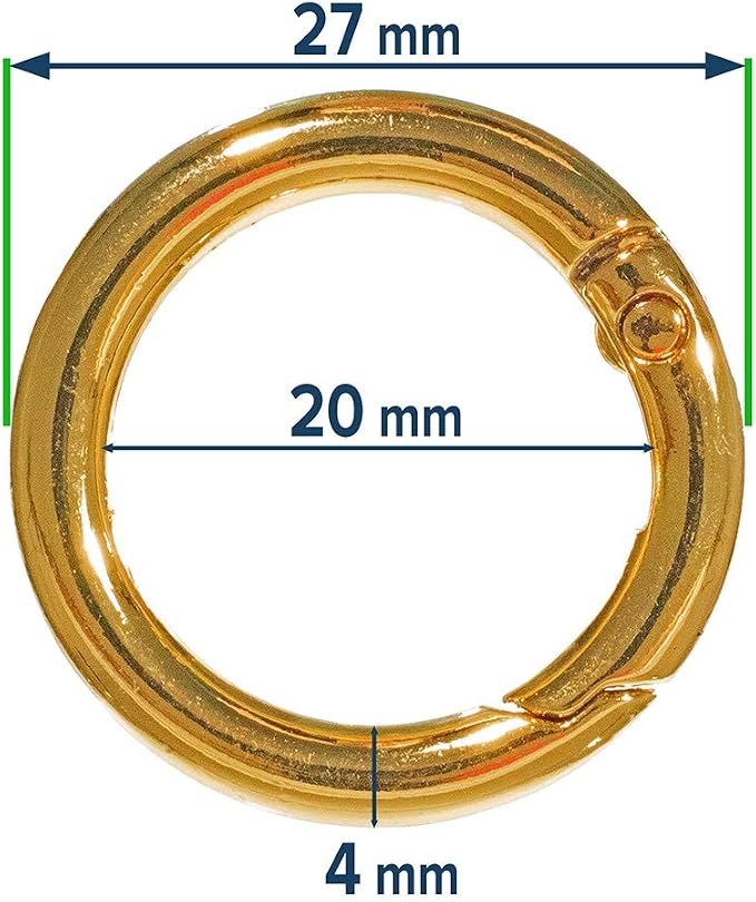 Paracord Planet Spring Gate O Rings – Available in 3/4 Inch and 1 Inch Sizes – - Image 5