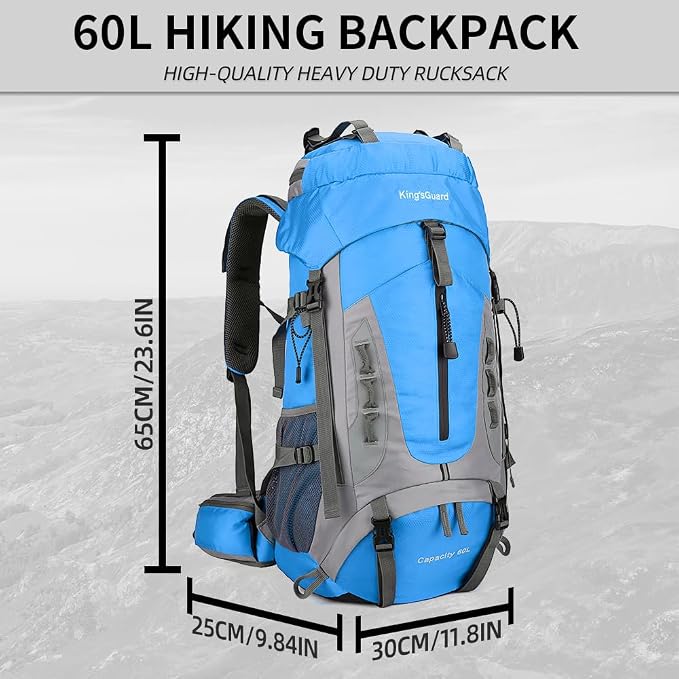 King'sGuard 60L Hiking Backpack - Image 5