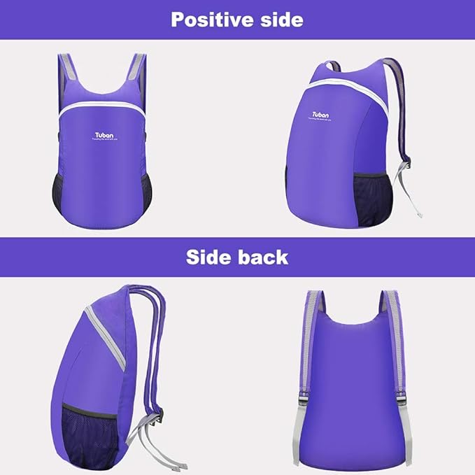 Ultra Lightweight Packable Water Resistant Backpack - Image 4