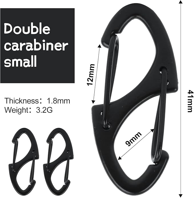 Lanyard Swivel Snap Hooks Heavy Duty Metal Lobster Claw Clasps - Image 3