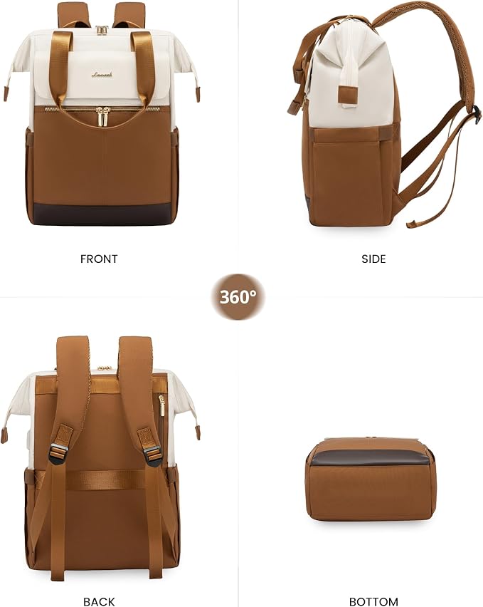 LOVEVOOK Laptop Backpack for Women, 15.6 Inch Work Laptop Bag - Image 9