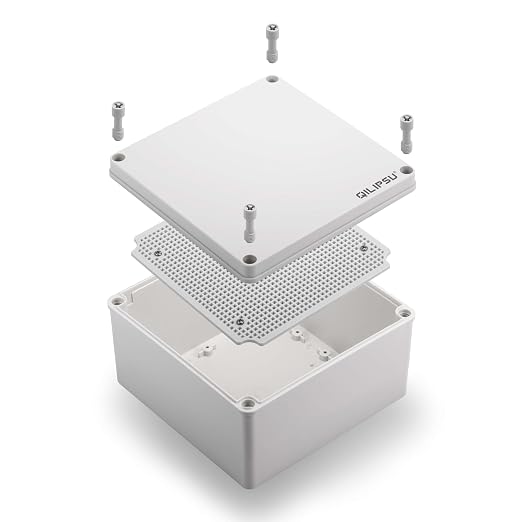 QILIPSU Outdoor Junction Box IP67 Waterproof Project Box ABS Plastic by QILIPSU