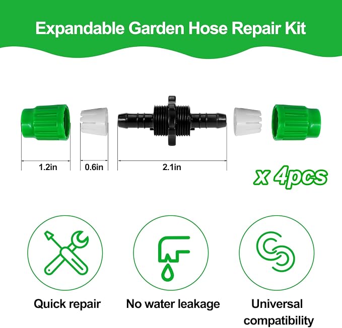 Vodolo Expandable Garden Hose Repair Kit - Image 2