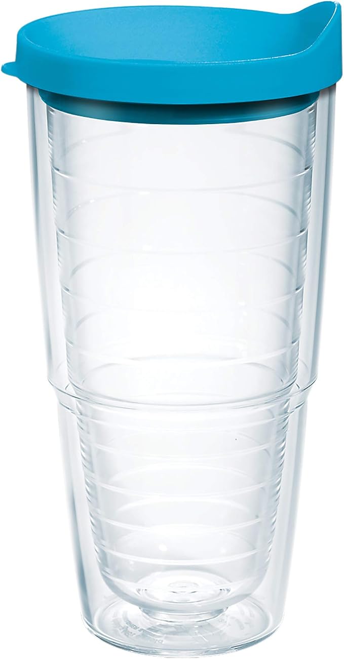 Tervis Clear & Colorful Lidded Made in USA Double Walled Insulated Tumbler by TervisTumblerCompany