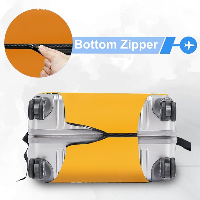 ANNA QUEEN Worldwide Travel Airplane Luggage Cover, Stretchable Suitcase - Image 5