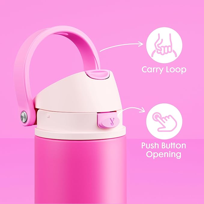 18 oz Kids Water Bottle for School: Meoky 18 oz Stainless Steel Insulated Water - Image 6