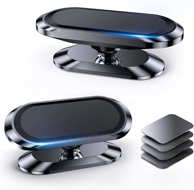 【2-Pack】 Magnetic Phone Holder for Car Dash【Strong Magnet】 Magnetic Car Phone by Coolpow
