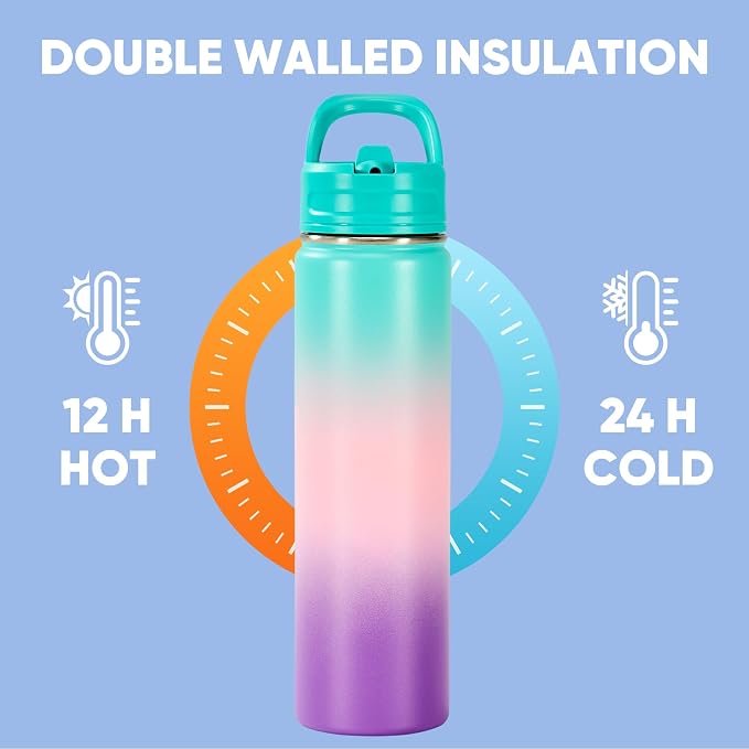 Fijinhom 24oz Insulated Stainless Steel Water Bottle - Image 5