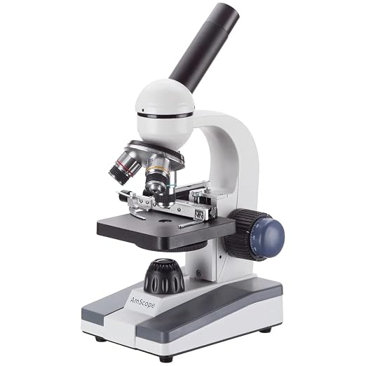 AmScope 40X-1000X Student Biological Compound Microscope - Image 10