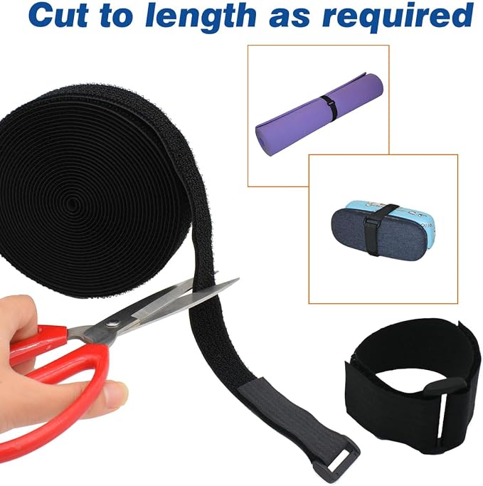 YiwerDer 1"x20FT Hook and Loop Straps, - Image 2