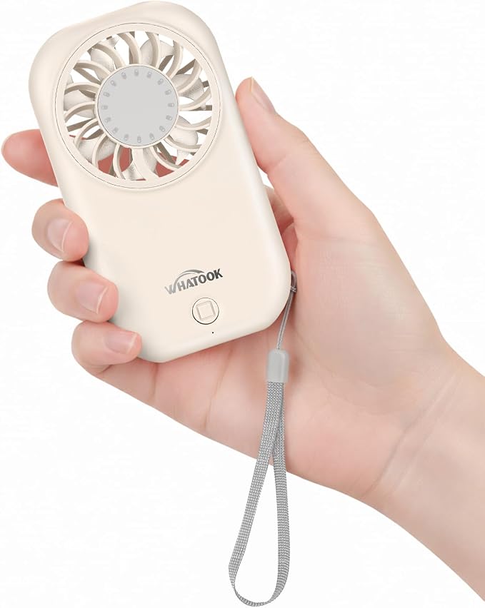 Handheld Mini Fan Small Personal Portable Speed USB Rechargeable Eyelash Fan by FashionCaring-MakeitYours