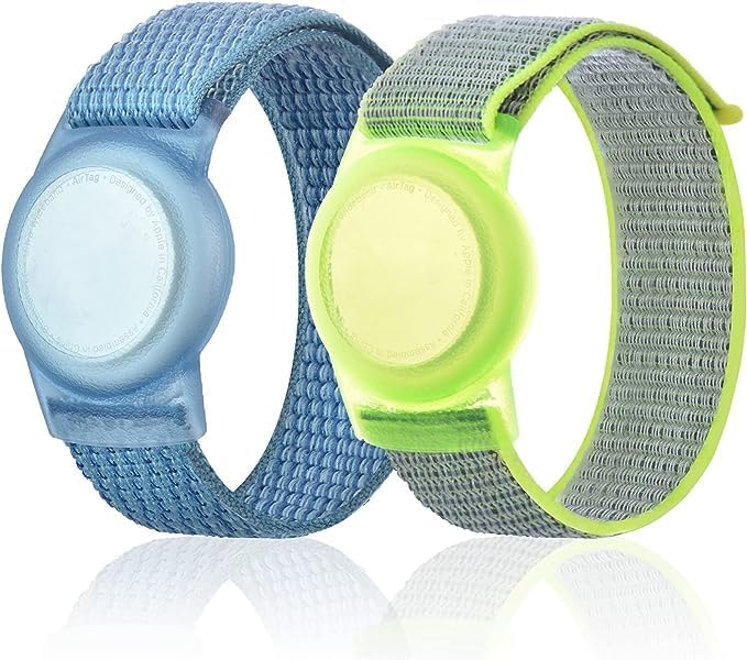 Kids Wristband Compatible with Apple AirTag, Protective Case by Qonuiy
