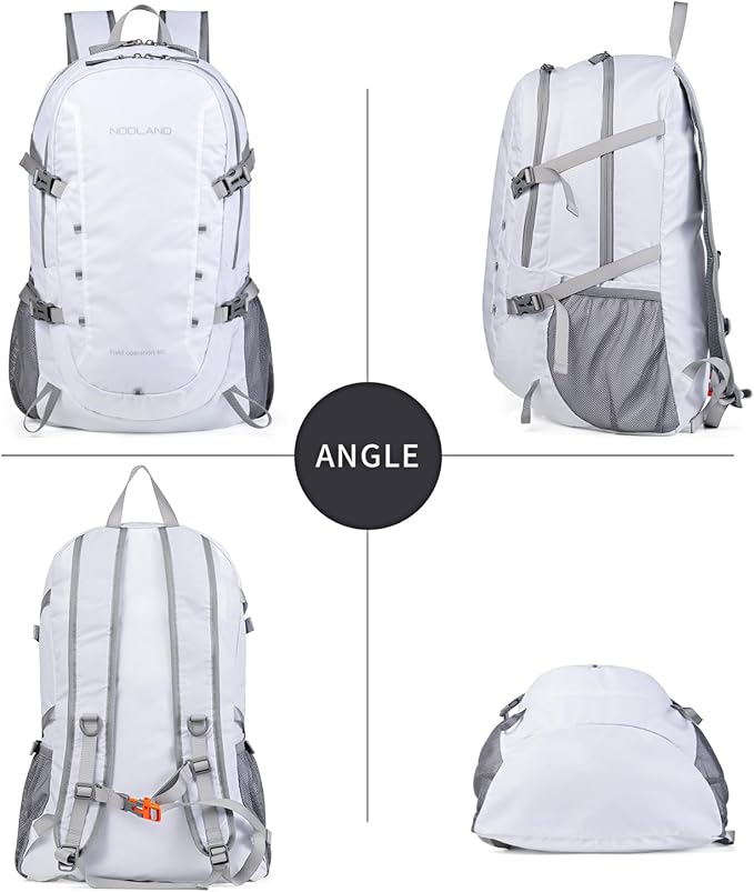 NODLAND Lightweight Backpack, Travel 40L Foldable Water-Resistant Daypack - Image 2
