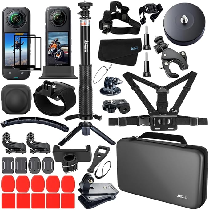 Accessories Kit for Insta360 X5 / X4 Camera Mount Bundle by Husiway