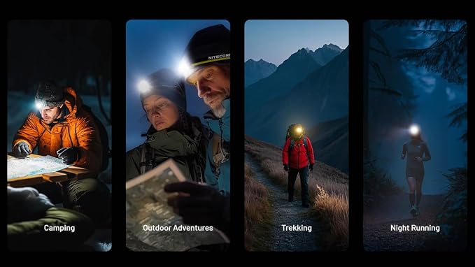 Nitecore NU25 MCT 400 Lumen Lightweight USB-C Rechargeble Outdoor Headlamp - Image 9