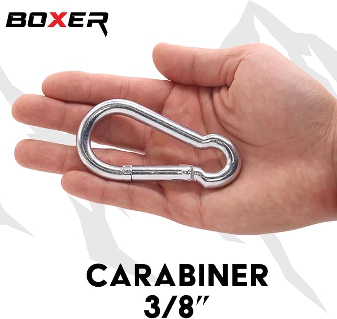 BoxerTool Heavy Duty Spring Snap Hooks 4Inch, 3/8" 20 Pack - Image 7