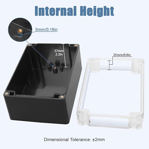 LeMotech Electrical Box Clear Cover Project Box IP65 Waterproof Junction Box - Image 3