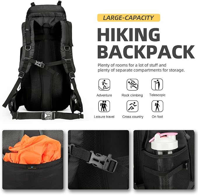 King'sGuard 60L Hiking Backpack - Image 4