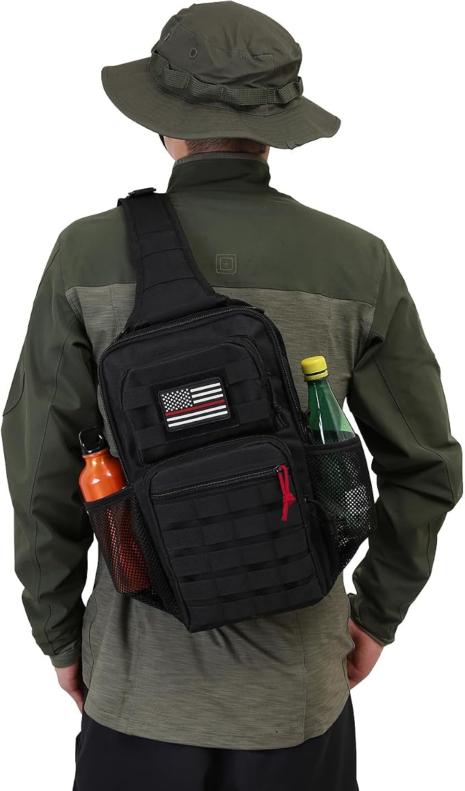 Rover Sling Pack Tactical Shoulder Sling Bag Backpack - Image 7