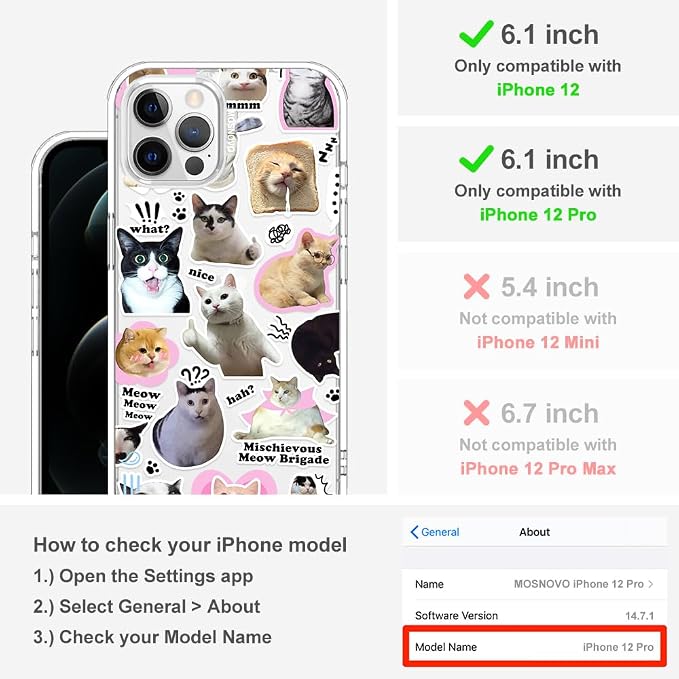 MOSNOVO Case for iPhone 12 & iPhone 12 Pro - Image 2