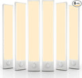 6 Pack Under Cabinet Lights Wireless, 58 LED Motion Sensor Light Indoor by AVEVA