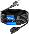 50 FT Outdoor Extension Cord Waterproof, 3-Prong Power Cord, 16 AWG SJTW by ISLEWIRE