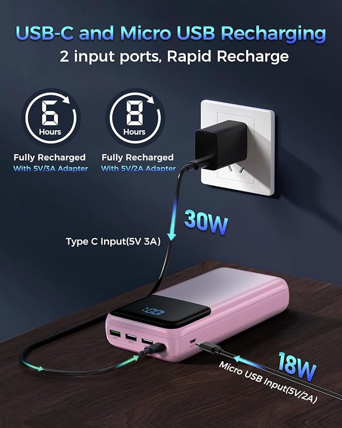 Portable Charger 50000mAh Power Bank, High Capacity External Battery Pack - Image 2