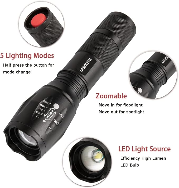 JARDLITE LED Emergency Handheld Flashlight - Image 4