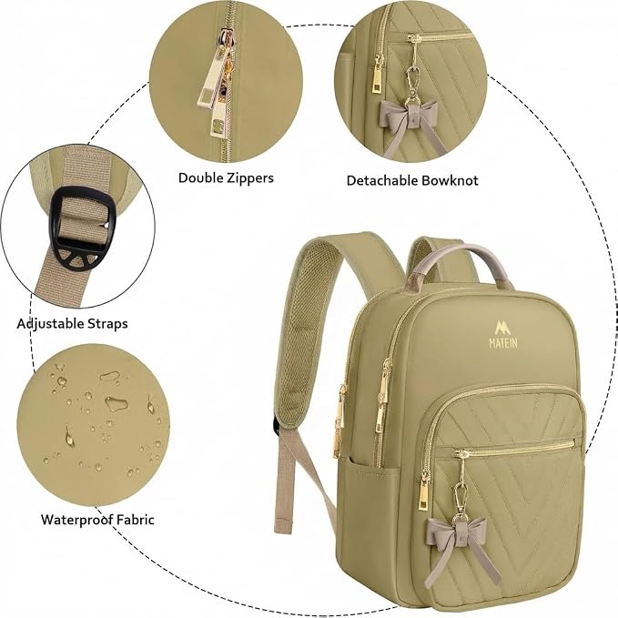 MATEIN Small Backpack purse for Women, Fashion Mini Purse Backpack, Waterproof - Image 4
