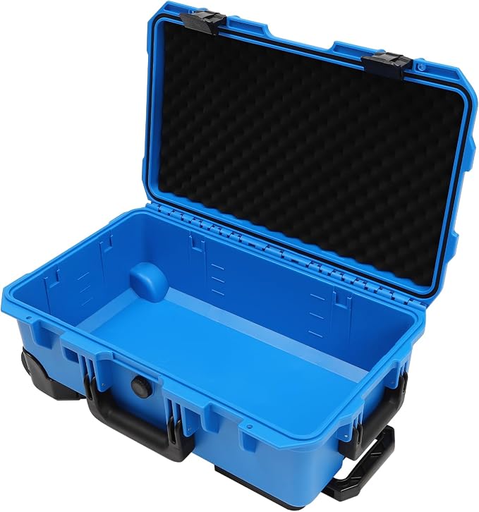 22" Weatherproof Hard Case Rolling Waterproof Case Dry Box - Image 9