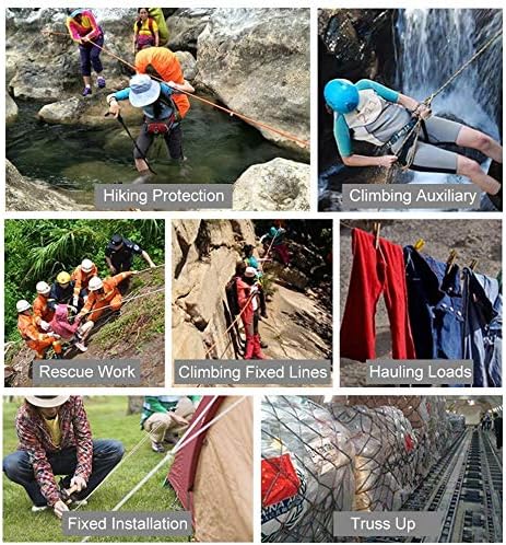 X XBEN Outdoor Climbing Rope 10M 20M 30M 50M 70M 152M 352M Static Rock Climbing - Image 6