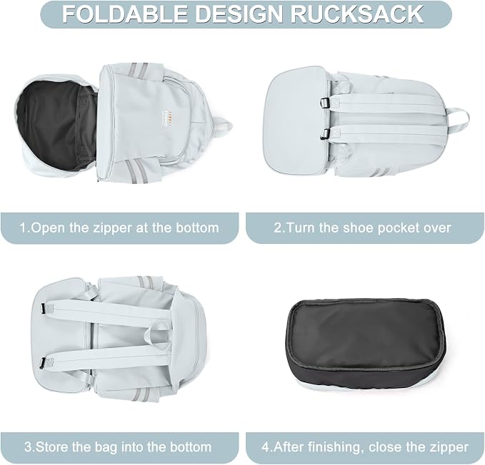 coofay Gym Backpack For Women Waterproof Sports Backpack - Image 7
