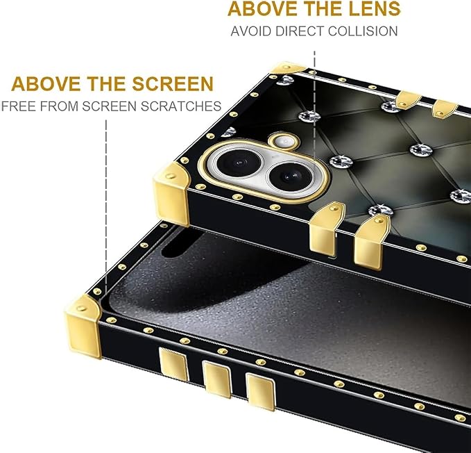 for iPhone 17 Case Luxury Golden Decoration - Image 7