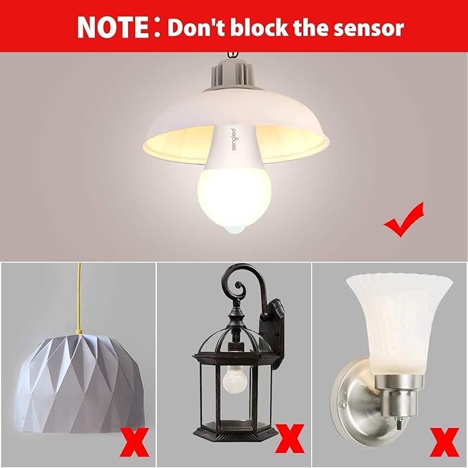 Sengled Motion Sensor Light Bulbs, A19 LED Dusk to Dawn Bulbs 3000K Soft White - Image 5
