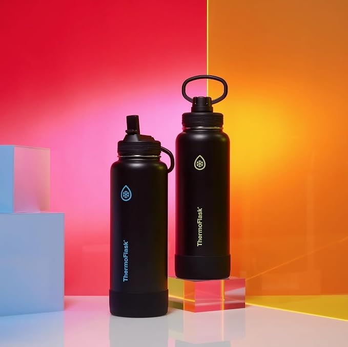 ThermoFlask 32 oz Double Wall Vacuum Insulated Stainless Steel Water Bottle - Image 4