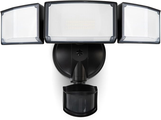 LUTEC 72W 7500LM LED Security Lights Motion Sensor Light Outdoor, 5000K Daylight by LUTEC